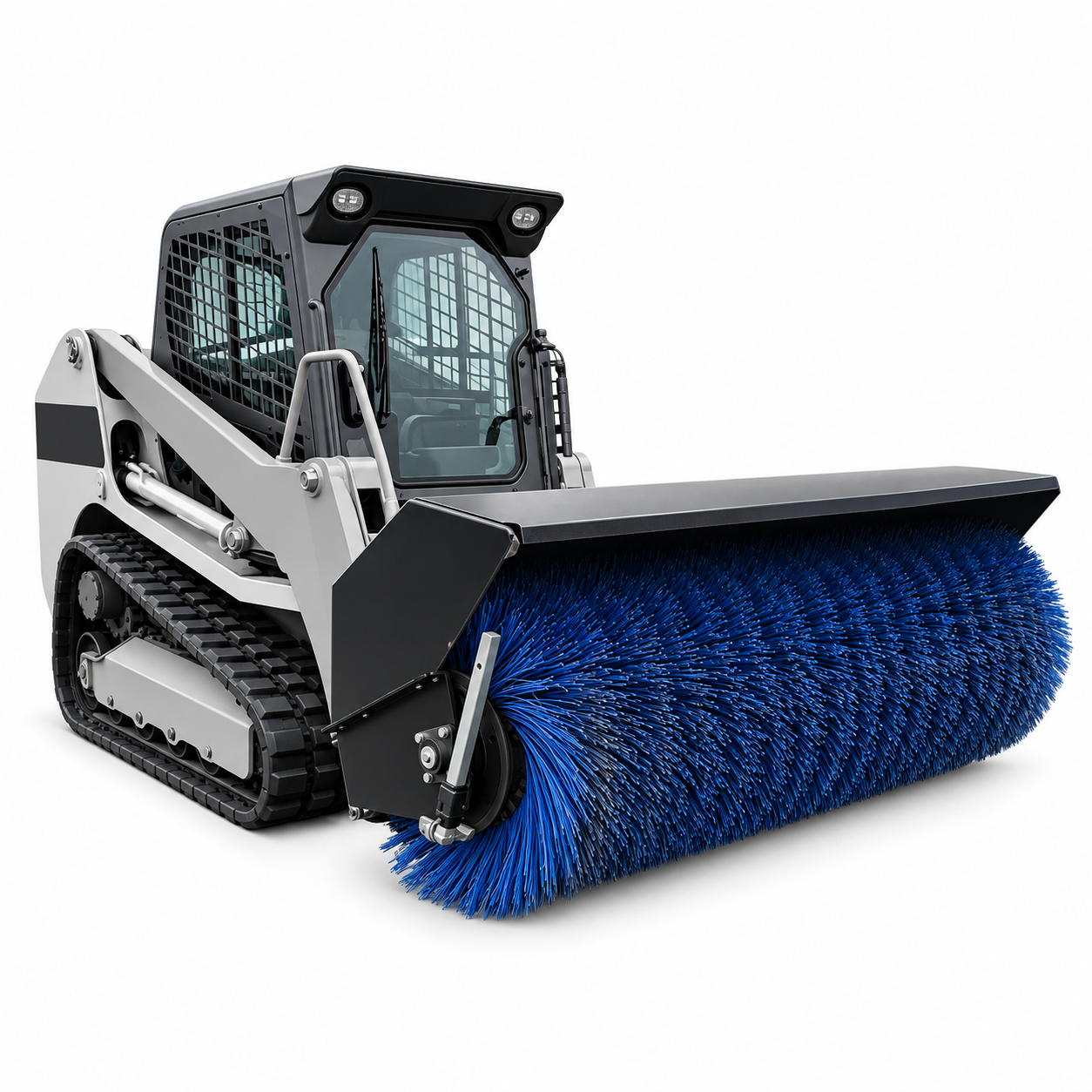 Sweeper Attachment For Skid Steers