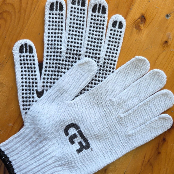 Cotton Gloves With Palm Grip